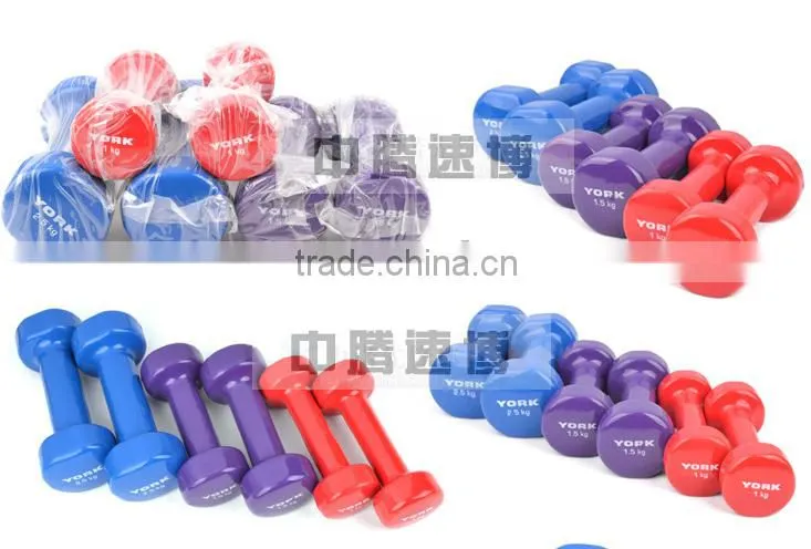 10kg vinyl dipped dumbbell for Women lose weight