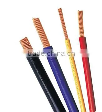 300/500V Single-core Non-sheathed wires BV cable and electrical wires Copper Conductor PVC Insulated wires