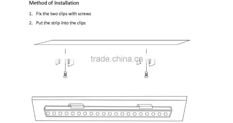 25cm Aluminum LED Strip Light