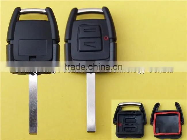 Keyless 2 buttons remote key case fob for Toyota car no logo