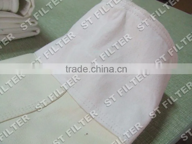 Dia160*5200mm,fiberglass twill filter bag for coal boiler