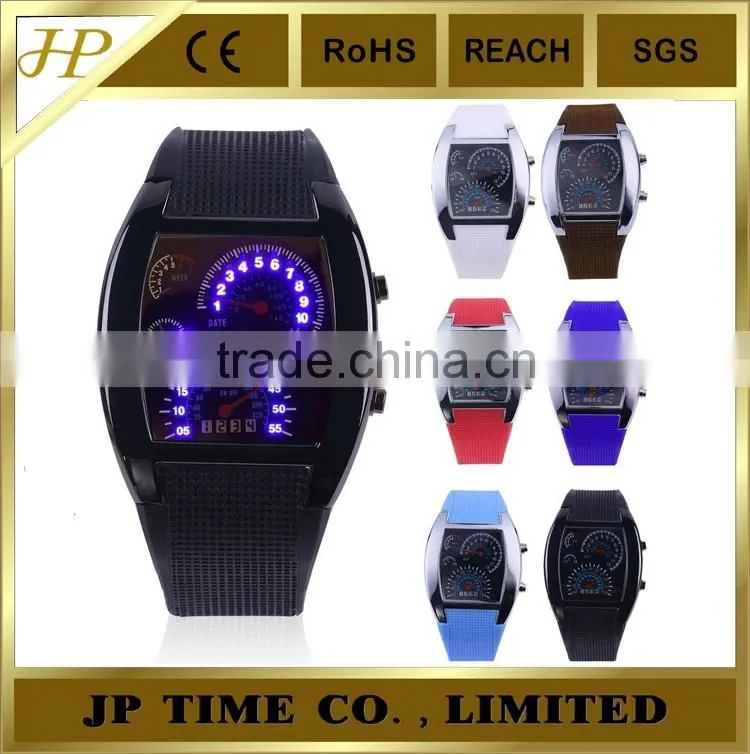 OEM customer logo making as customize watch touch led watch