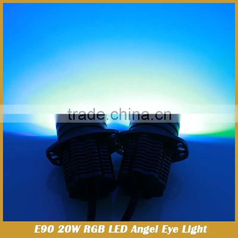 E90 20W RGB remote Multi-Color LED Angel Eyes Kit for E90 2006-2008 E60