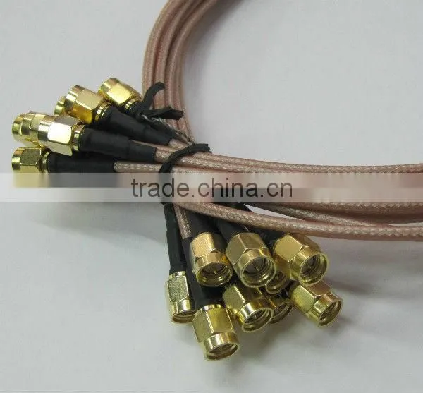 SMA male to SMA male with RG316 cable, cable assembly, pigtail, jumper cable