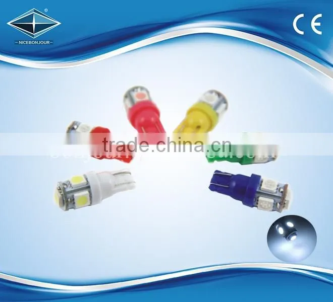 car light 5smd l5050 led 12v t10 led bulb
