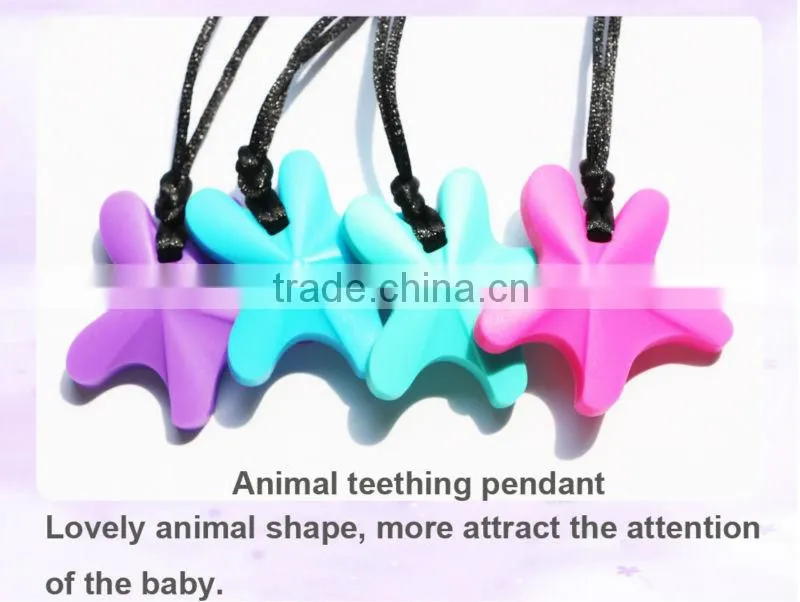 BPA Free Silicone Glow In the Dark Bead Necklace