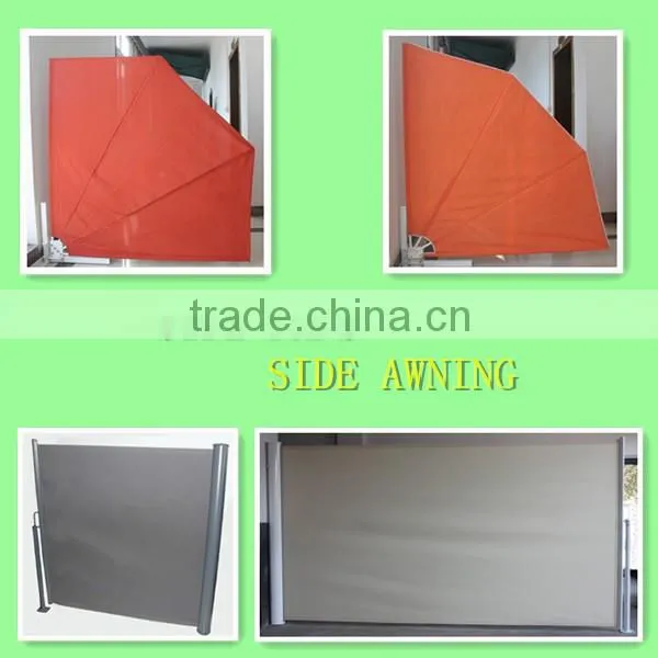 Home Garden Wind Screen Retractable Side Awning