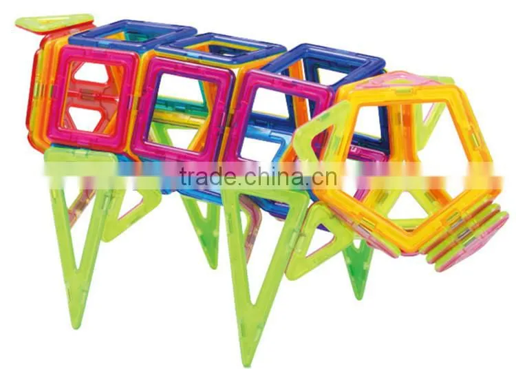 2015 new toys plastic magnetic building blocks