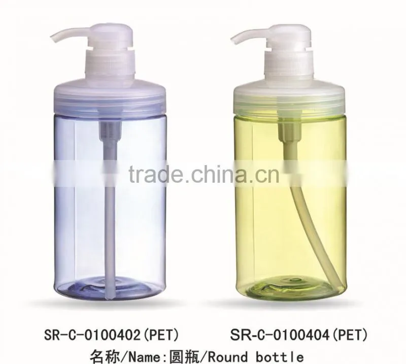 600ml body lotion bottle shampoo plastic box Liquid soap empty bottle sanitizer