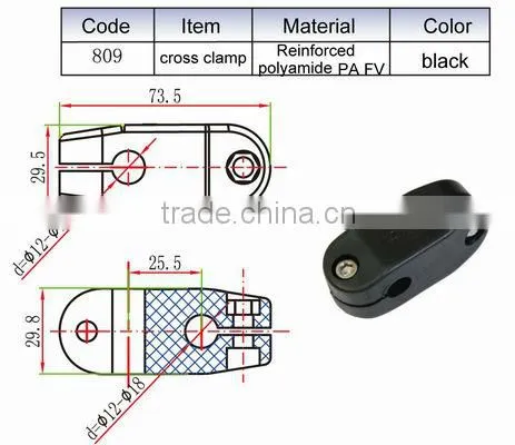 Plastic Rod Cross Clamps C