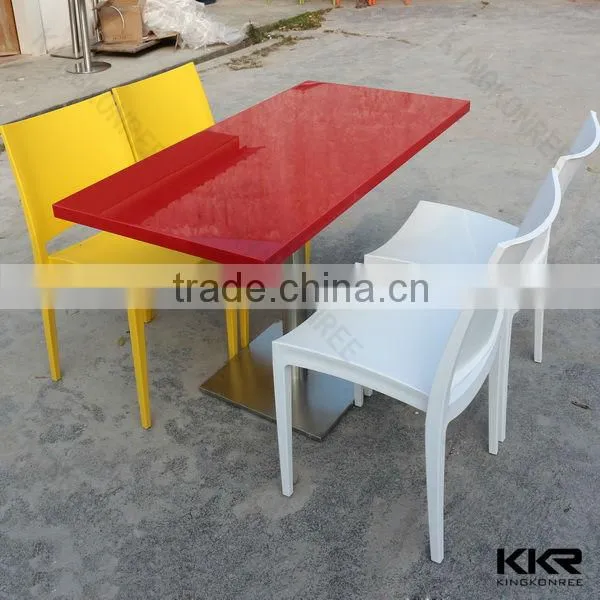 Marble top dining table,restaurant dining table and chairs