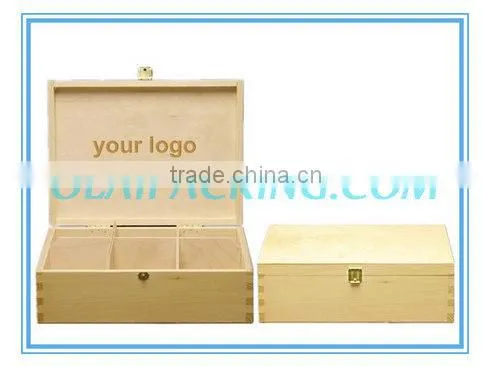 High quality natural wooden tea bag storage box