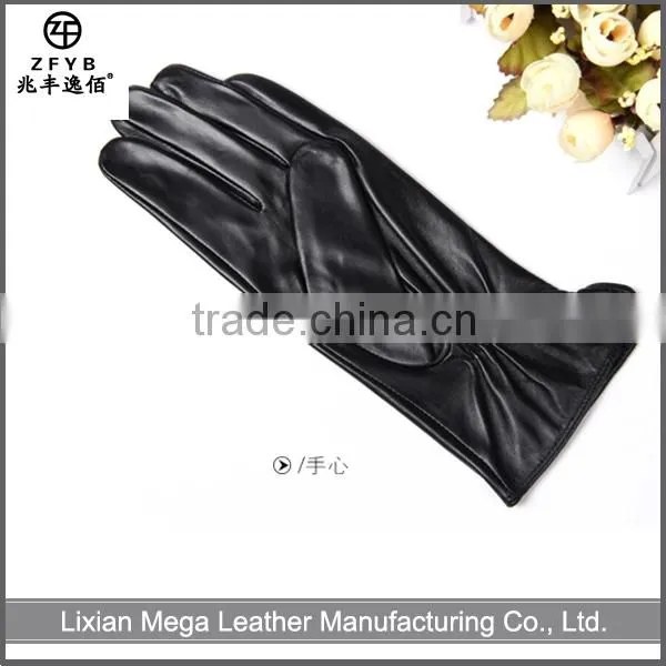 2016 hot selling High Fashion Ladies Leather Gloves