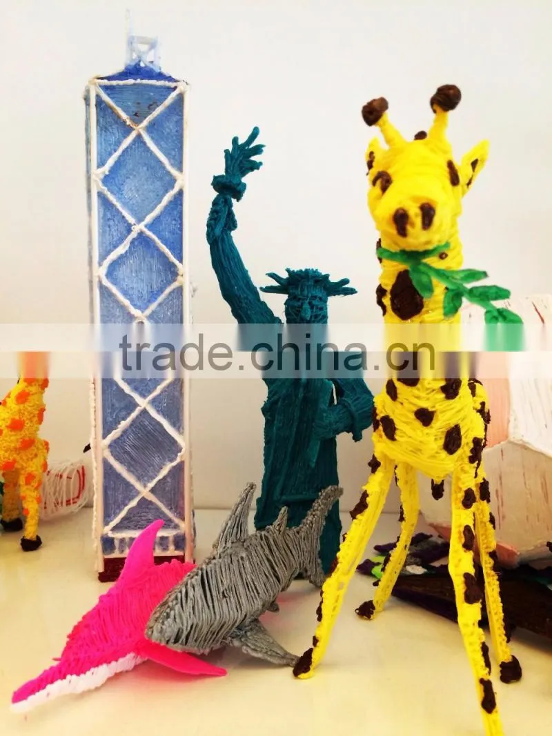 3d drawing pen magic print pen with ABS/PLA materials filament