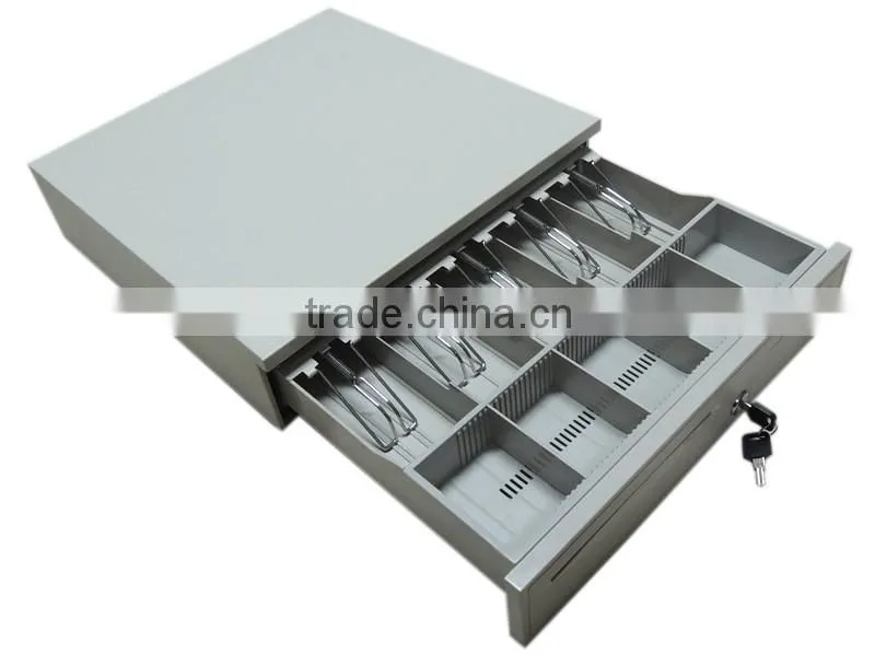IPCD02 White Pos Cash Drawer Money Box For Retil Shop