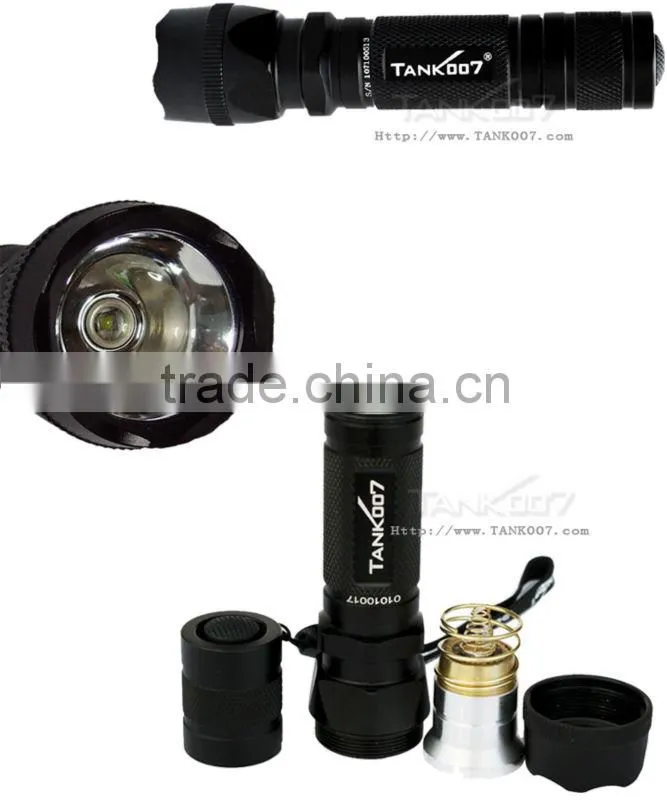 military quality torchlight Max 500LM and 280m distance 5 modes torchlight