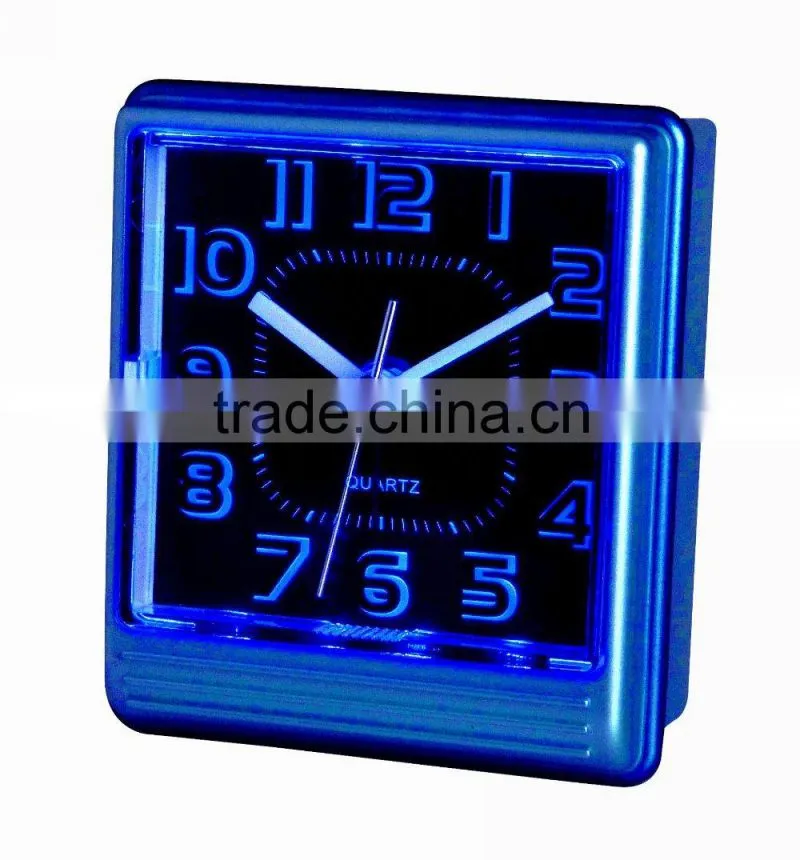 LED touch light Desktop Clock with Snooze alarm clock