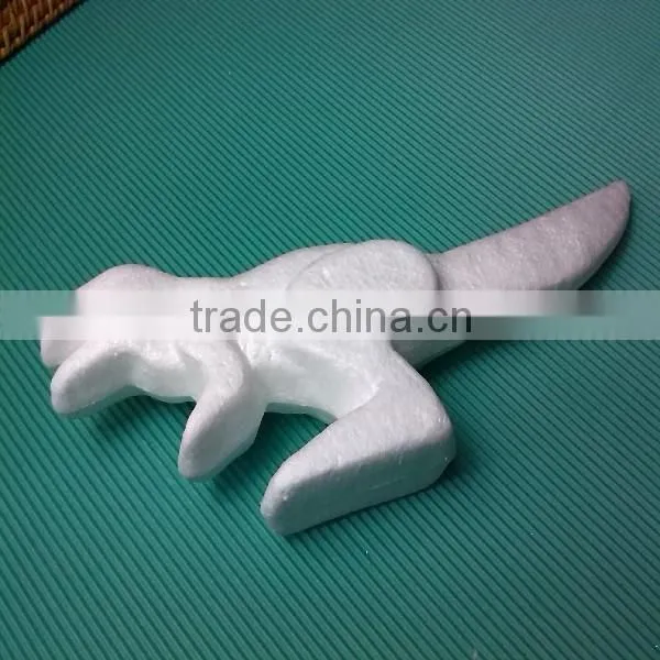 Yiwu wholesale styrofoam animal mold of mini plastic dinosaur for children DIY toy