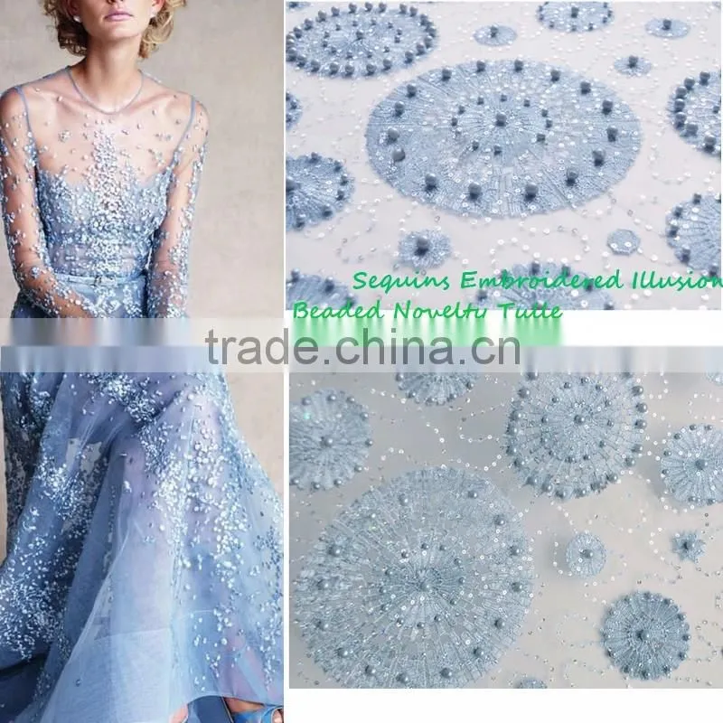 heavy lace fabric Dubai beaded embroidery designs flower lace chemical cord lace fabrics