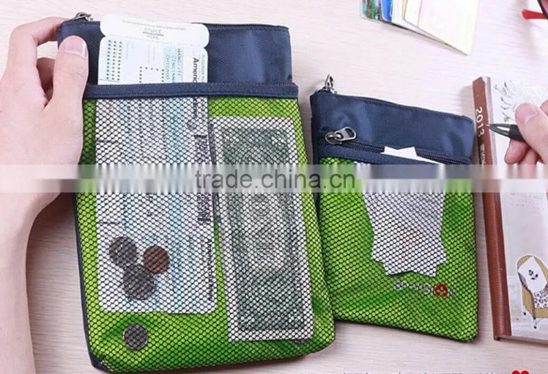 Neck Stash Pouch Passport Holder Safety Travel Wallet Phone Pocket Bag
