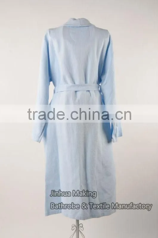 Cheap 100% cotton Unisex Waffle Weave Bathrobe