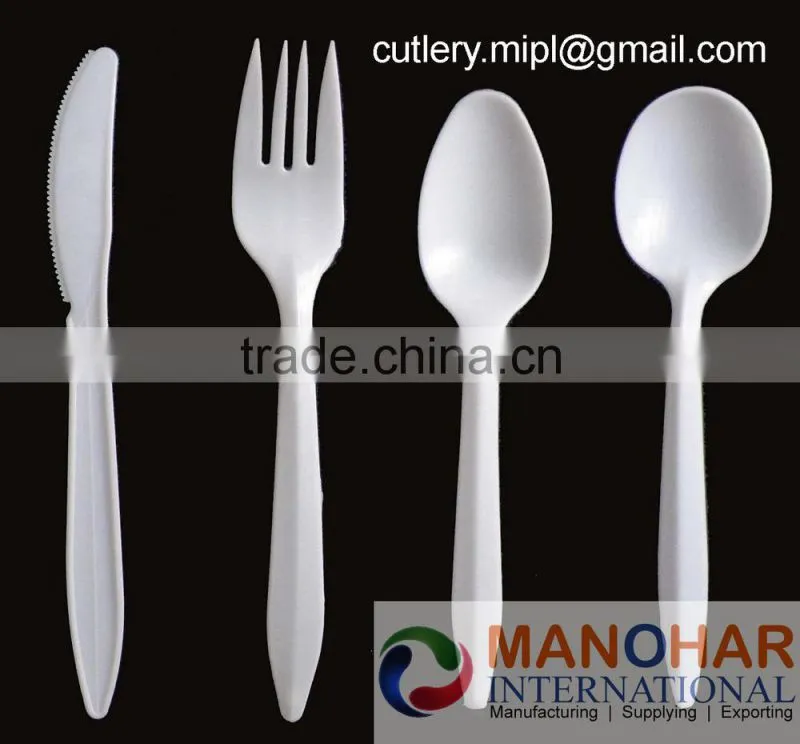 PS disposable plastic Spoon / Fork / Knife / Drinking straw