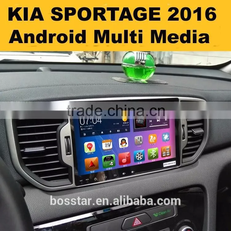 9" Quad core Android CAR GPS radio For KIA Sportage R 2016 kx-5 with wifi,DVR,rear view camera,mirror link,