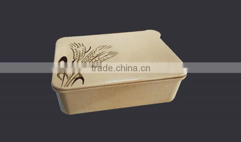 Eco Friendly Rice Husk Compartment Bento Lunch Boxes