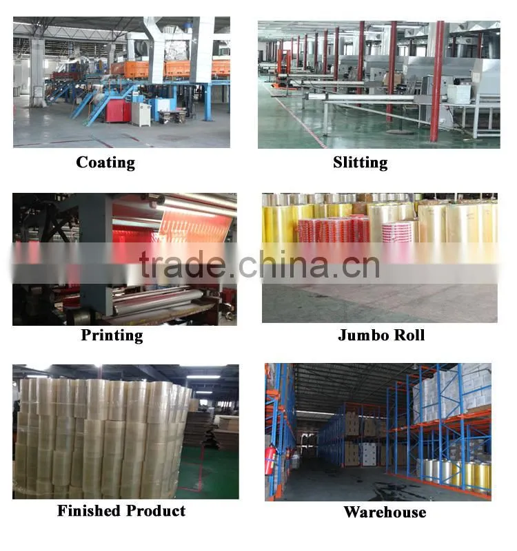 High adhesion certificated carton sealing tape for packaging