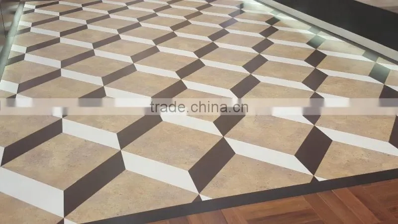Multiple design color Surface Treatment china plastic pvc flooring