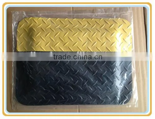 Rubber PVC Yellow Anti-fatigue Floor Mat