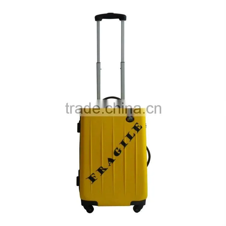 2014 china factory High quality fashion ABS elastic paint suitcase/waterproof