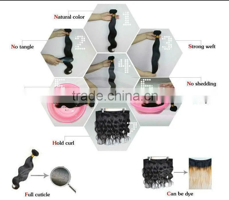 Cheap Loose Wave remy virgin brazilian human Hair Extension