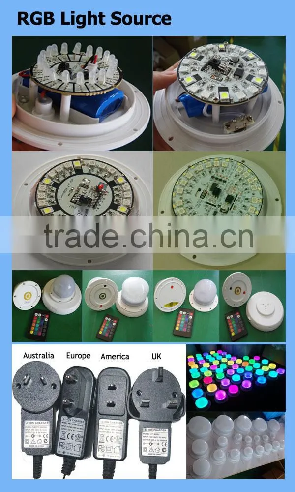 Colorful PE plastic LED flower pot/planter pot for outdoor decoration using