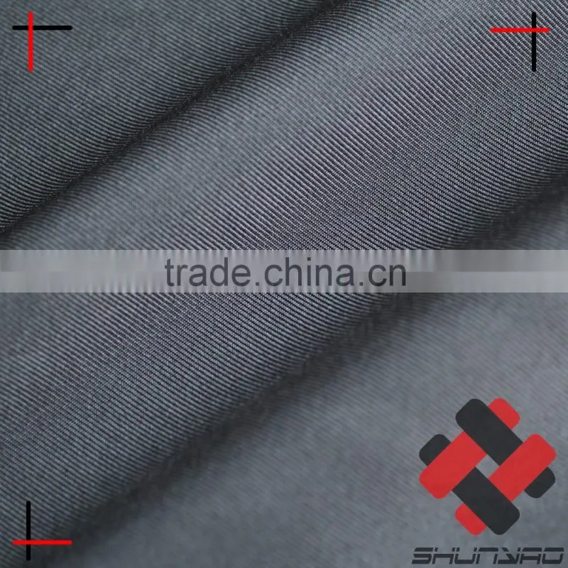 DTY heavy Polyester twill woven gabardine fabric for garment and bags