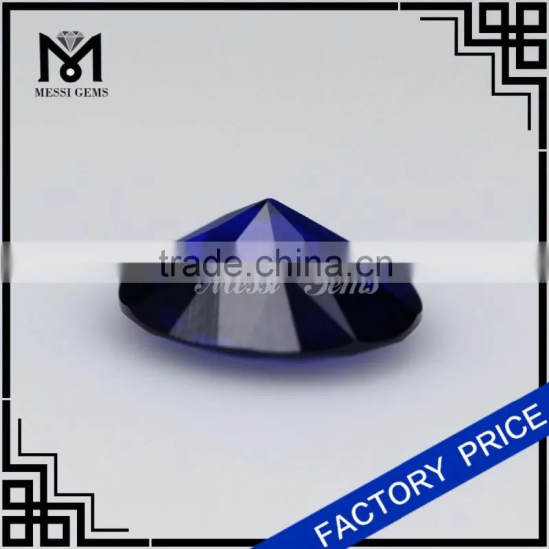 synthetic spinel rough spinel gemstone oval bule sapphire