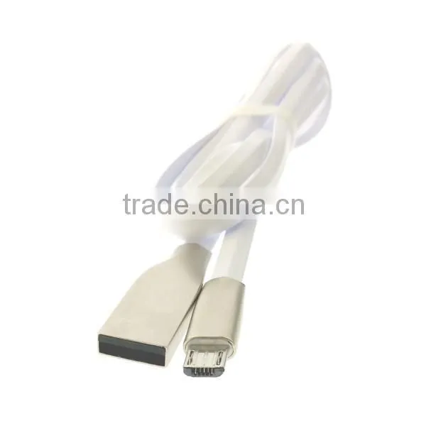 Nylon braided usb cable 1m with both charger and sync data