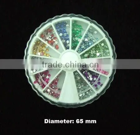 plastic empty jar for nail arts made in china