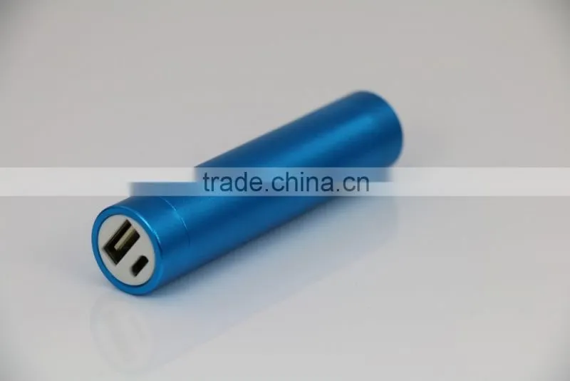 2015 Hot Selling cheap wholesale colorful portable Power bank charger 2600mAh