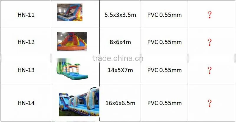 Cheap Commercial Grade Giant Inflatable Water Slide for Adult, Largest Inflatable Water slide