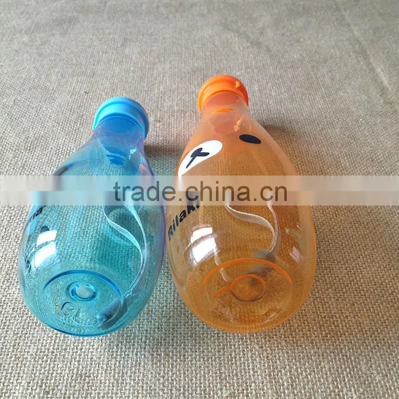 2015 NEW design Plastic drinking water bottle