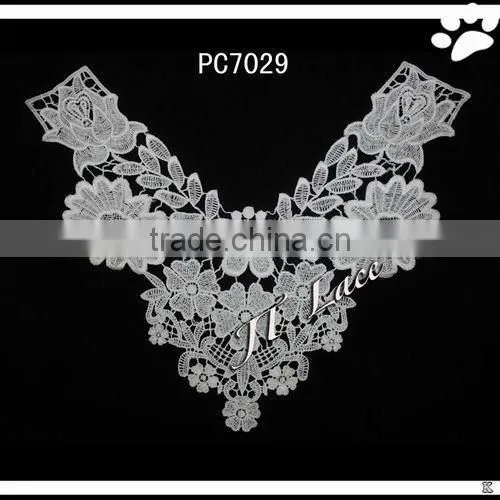 polyester pair collar lace for clothes(PC7023)