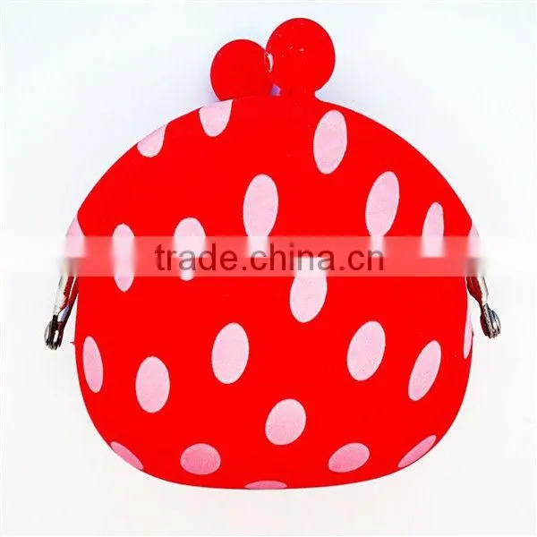 Candy colors silicone waterproof bag/silicone purse and bag/silicone make up bag