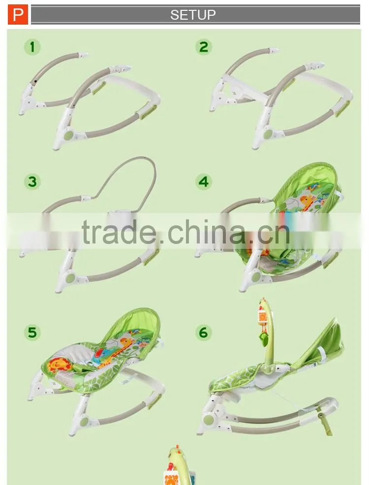 Multifunctional baby electric chair with shake