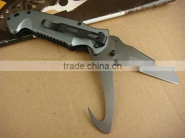 OEM two ways opening outdoor servival knife hunting knife UD40674