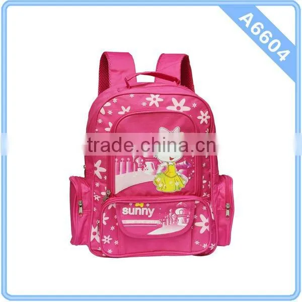 Cute Primary Cartoon School Bag Children Backpack For Girls