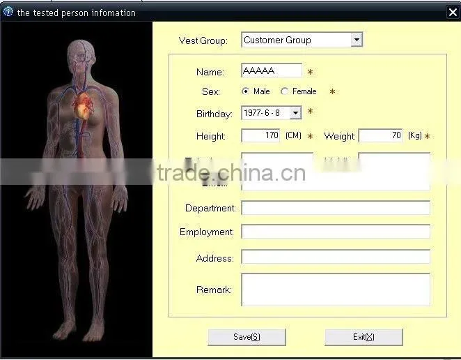 hot quantum resonance magnetic body health analyzer