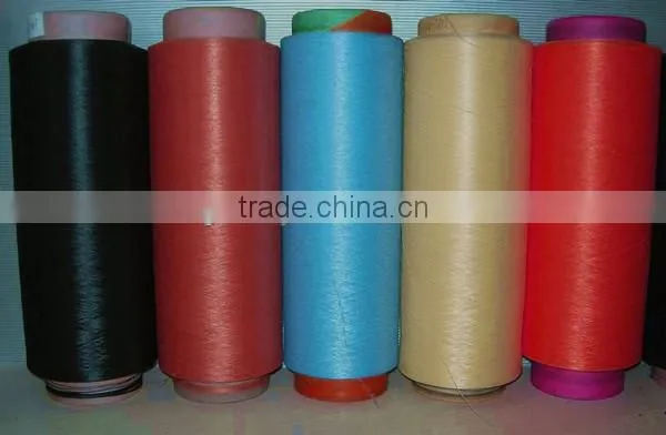 Various styles sock knitting dope dyed 100% dty polyester yarn