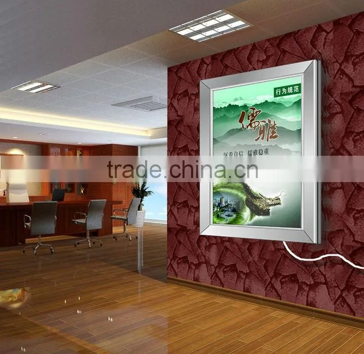 LED strips ultrathin light box, cinema light box, snap open light box