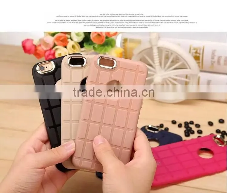 2016 Korean design phone cover for iface magic square TPU case for iPhone 5/6/6plus